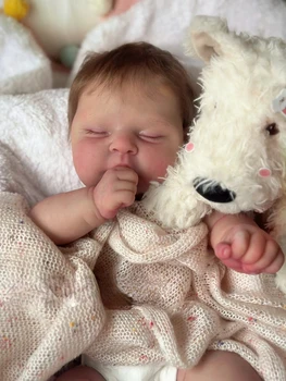 18-Инчов силиконова vinyl кукла Peaches за цялото тяло, новородено дете, ръчно изработени, реалистична кукла Bebe за новородено, подаръци на децата за рожден ден