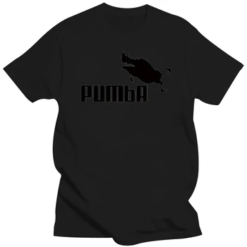 2019 нова марка модни тениска homum Pumba с принтом за мъже с къси ръкави от 100% памук мъжки лятна ежедневни tshirt factory direct