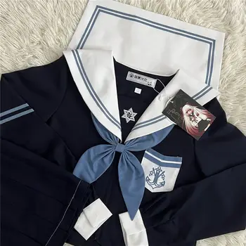 2023 Jk Kawaii, японски моряк костюм Харадзюку, Униформи, Лято, Дълъг къс ръкав, автентичен стил колеж, за момиче, жена Jkfashion