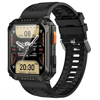 2024 outdoor Военни Смарт часовници Т8 Pro Мъжки Bluetooth Покана Smartwatch Спортни GPS Водоустойчив Часовник-Тракер Музикален Плейър Мъжки Подарък