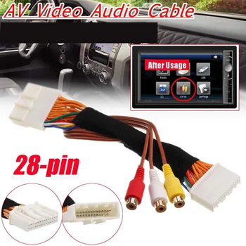 28-пинов AV-видео-аудио кабел за Главата Устройства Toyota/ Lexus Touch 2 и Entune Monitors