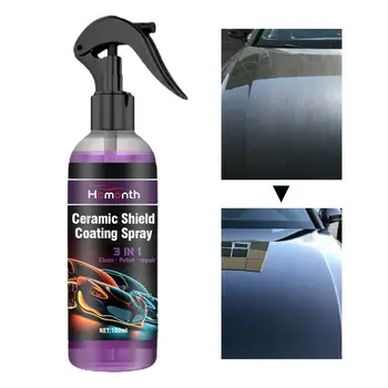 3 В 1 за ремонт на автомобилната боя, Керамични спрей за покриване, бърз нанопокрытие, спрей-восък, авто гидрофобный полироль, препарат за почистване на боя