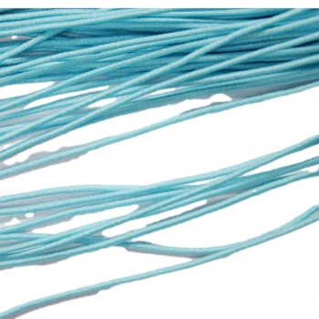 50 Ярда светло синьо еластична канап 0,8 mm, гъвкави кабели, риболов линия за риболов, въже, два греда мъниста за ръчно плетиво със собствените си ръце