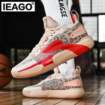 IEAGO Оригиналната Висококачествена Баскетболна Спортни Обувки За Мъже, Обувки За Бягане На Открито, Жените Износостойкая Обувки За Бадминтон