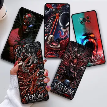 Marvel Venom Спайдърмен Стръмен Калъф За Телефон Xiaomi Mi Poco C40 F5 Pro X4 NFC C55 X3 GT M4 F3 C51 X4 X3NFC M5 Силиконов Калъф Capa