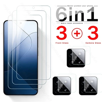 Mi14 5G Glass 6в1 Защитно Стъкло За камера Xiaomi 14 5G Стъкло На Xiomi Xaomi Xiami Mi 14 Xiaomi14 5G 23127PN0CC 6.36