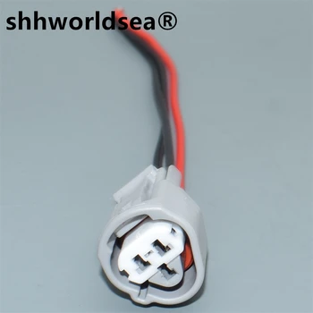 shhworldsea 3-пинов Конектор за автоматично окабеляването на 6189-0486 Тяло сензор за температурата на водата Конектор 2,2 мм за Toyota