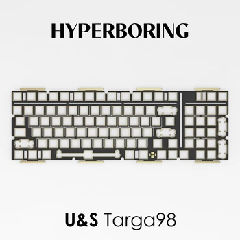 Targa98 Индивидуална механична клавиатура Позиционирующая плоча FR4 от алуминиева сплав