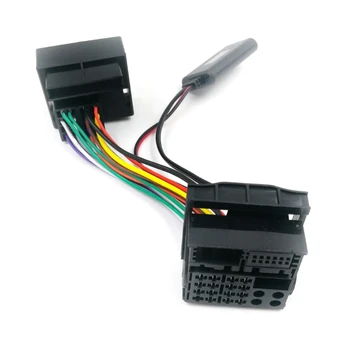 Авто безжичен кабел, конектор музикален помощен адаптер, микрофон за E60 E61 E93