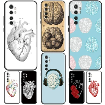 Анатомия на човешкото Сърце За POCO F3 F1 F2 M3 M4 X3 GT X4 X3 Pro Калъф За Xiaomi Mi 11 Lite Ultra 12 11T Pro Cover