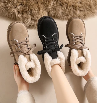 Бели ботильоны; Зимни обувки дантела С кръгла пръсти; Дамски обувки на ниска средна ластик в Рок стил; 2023 г.; Дамски обувки в стил Лолита на квадратен ток с кръстосани т