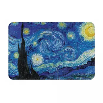 Винсент Ван Гог - Звездна нощ, килим, килимче за баня
