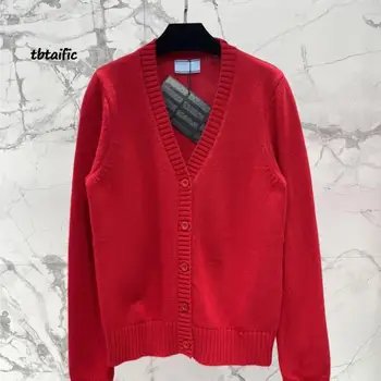 висококачествен женски жилетка 2024, пролетта Класически обикновен червен, нови дълги ръкави, връхни дрехи големи размери, однобортная дамски дрехи