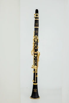 Висококачествен кларинет B Тона от бакелитового дърво със златни клавиши Професионален музикален инструмент с футляром Безплатна доставка