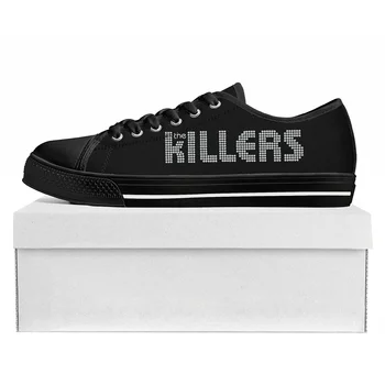 Висококачествени маратонки The Killers Rock Band с нисък покрив, мъжки, дамски, юношески, парусиновые обувки, ежедневни обувки за чифта обувки по поръчка