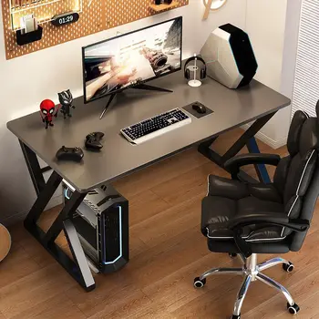 Компютърна маса, Маса за домашни игрални маси Прост и лесен Луксозен офис маса В спалнята Студентски работно бюро бюро бюро