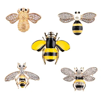 корейската версия на модерния мини-брошки със сладък пчелкой и насекоми оса, аксесоари за мъжки и дамски дрехи