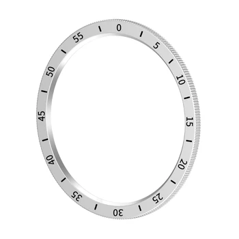 Модернизирани пръстени рамка за Защита устойчив на надраскване алуминиева рамка, аксесоари за часовници, лесен монтаж, подходящ за Watch6 43/47 мм QXNF