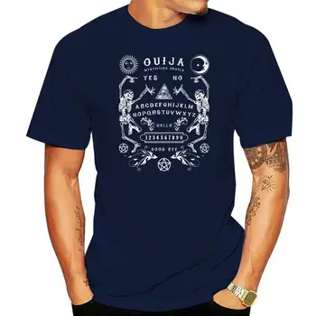 Мъжки Спиритическая Дъска Skeletons T-Shirtstranger Things Дизайнерска Тениска 2022 С Нова Буквенной Печат Евтини Тениски Онлайн