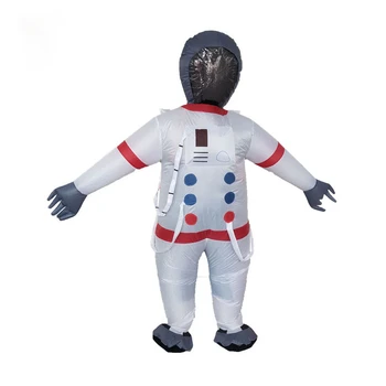 Надуваем костюм астронавти, подпори за парти на сцената за възрастни астронавти, надуваем костюм на анимационен космическата кукли