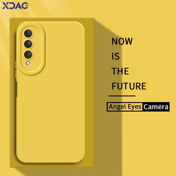 Напълно Нов Течен Силиконов Калъф Angel Eyes за Huawei Nova8 Nova 8 Pro SE Youth 5G Мек устойчив на удари Калъф За Мобилен Телефон, Чанта