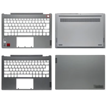 НОВОСТ за лаптоп Lenovo Thinkbook 13S Серия 13S-IWL LCD делото Palmres Долен корпус C Капак С Отвор за пръстови отпечатъци Сив цвят