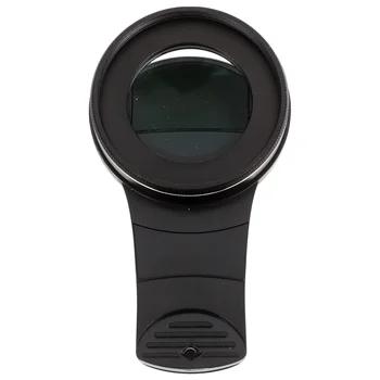 Обектива на камерата 37 мм, клипсовый обектив, 15-кратно макро обектив, супер макрообъективы с клипсой-притежател, увеличительная леща (черен)