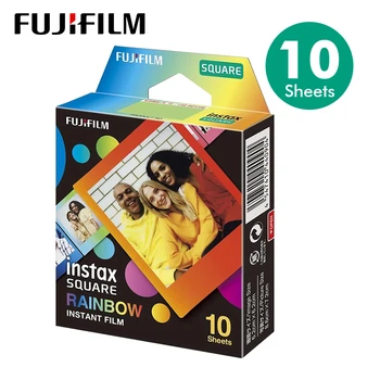 Оригинален Fujifilm Instax Square Rainbow За Fujifilm instax Square/SP-3 За камерата миг печат SQ10 SQ6 SQ20 Share Camera