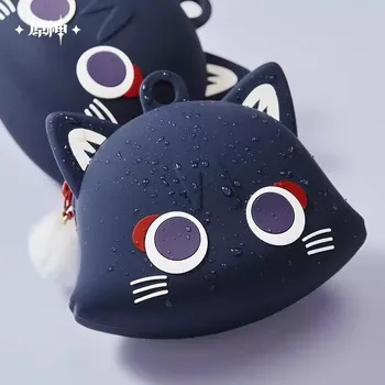 Официален мини-силиконов чанта за съхранение на серия Genshin Impact wanderer-Приказка Котка, Модерен Нов гейм периферна празничен подарък