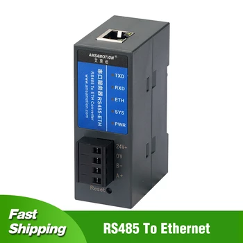 Порт RS485-Ethernet Сериен сървър, Шлюз Modbus RTU за обмен на протоколи TCP Модул за комуникация Сигнал RS485 на TCP/IP
