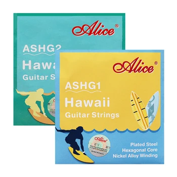 Професионални китарните струни от неръждаема стомана, 8 струните, Хавайски комплект китарни струни