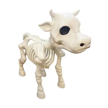 Скелет на крава на Хелоуин, стоки за дома от духове, са подбрани статуетка на открито