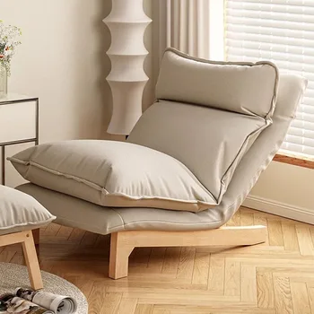 Столове за подкрепа на облегалката на дивана, с дървени Ергономични Модерни Бели столове, Мързелив Скандинавски Стол Muebles Para El Hogar, Мебели за всекидневна