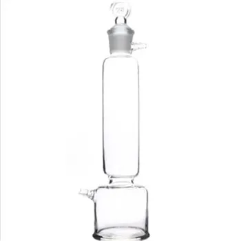 Стъклена сушене колона обем 250 ml със запушалка от матово стъкло, за химически изследвания на газове