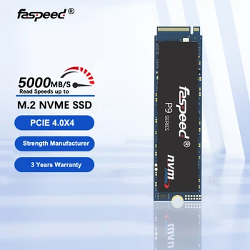 Твърд диск Faspeed M2 NVME SSD 1tb 512 GB Твърд диск 1 TB 512 GB HDD PCIE 4.0X4 5000 М/сек M2 2280 Твърд Диск За Десктоп PS5 За Преносими компютри