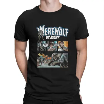 Тениска Werewolf by Night Man Стикер Индивидуалност Тениска Графична Градинска Облекло Хипстер