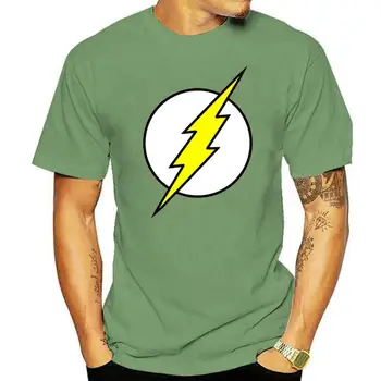 Тениски Flash, мъжки ежедневни блузи от 100% памук с къс ръкав, дрехи с принтом, мъжки тениски, с кръгло деколте, S-5XL
