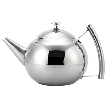 Чайник от неръждаема стомана с обем 1 л с филтър за заваряване на чай, кана за приготвяне на улуна, метален чайник за чай и кафе, Индукционная печка, Газов котлон, чайник