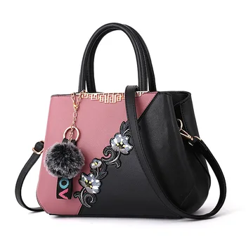 Чанти с бродерия Женствена чанта през рамо с бродерия Женски цветни чанти за ръце за жени 2023 Цветя Чанта през рамо bolsa